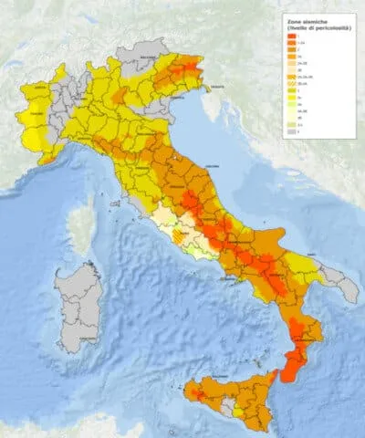 www.incentivi.it Rischio Sismico in Italia